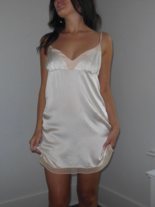 Maison de Papillon Silk Slip Dress