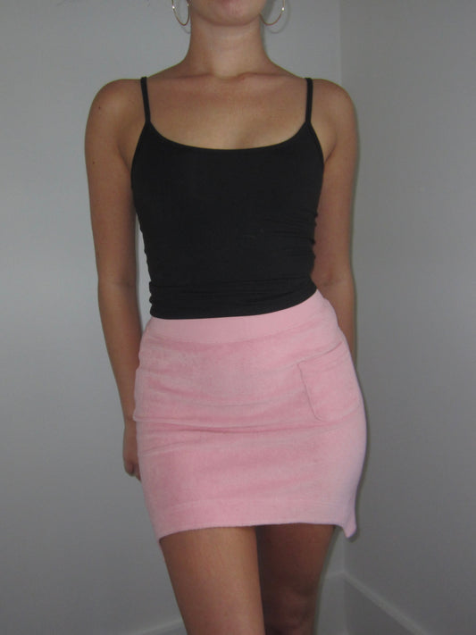 Helmut Lang Terrycloth Skirt