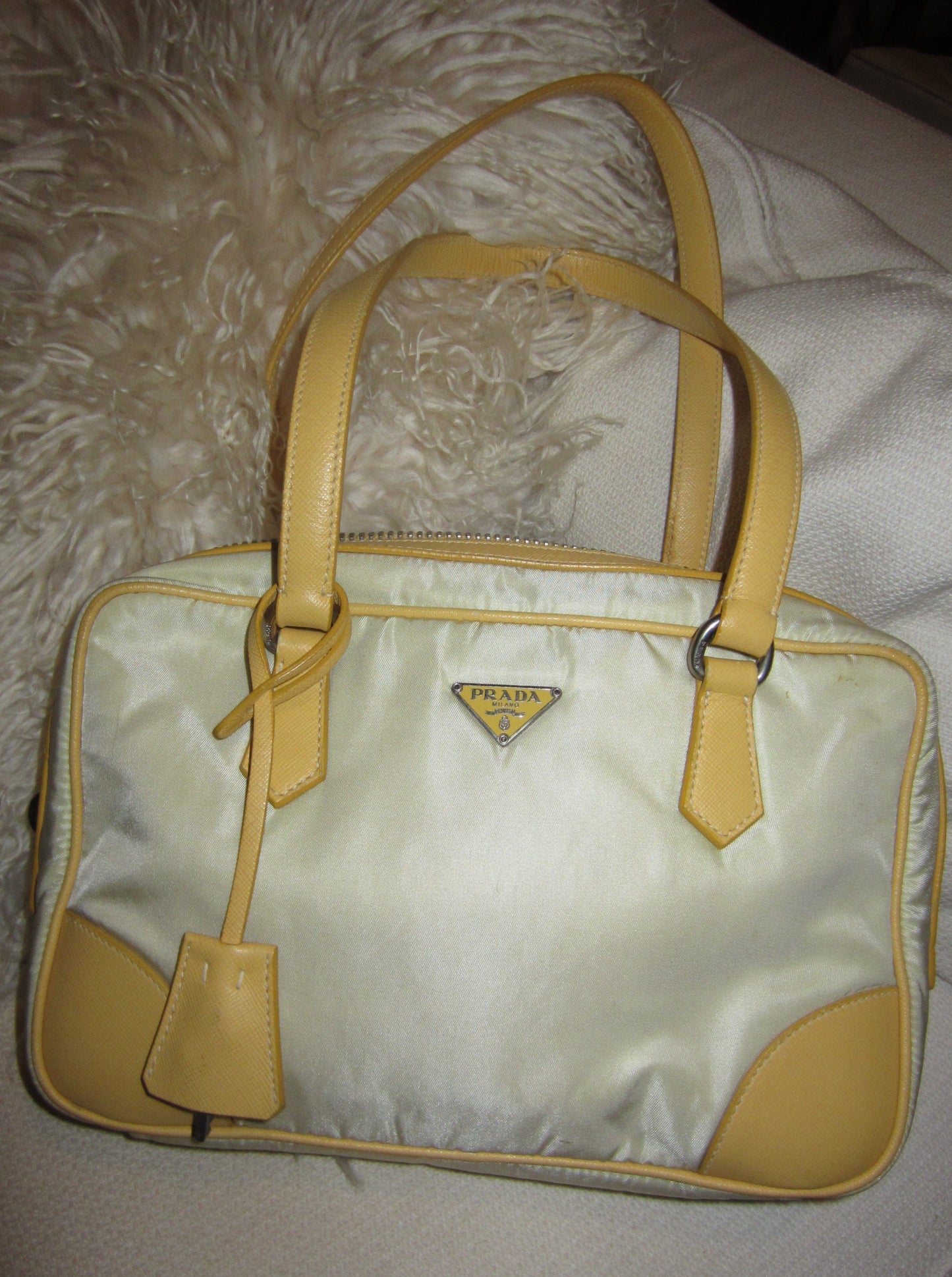 Prada Two Handle Shoulder Bag